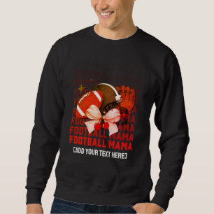 Sweatshirt Élégant FOOTBALL MAMA Coquette