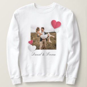 Sweatshirt Elégant Moderne Simple Personnalisé Ajouter Votre