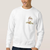 Sweatshirt Élégant Tigre Indien esthétique Botanique Impressi (Devant)