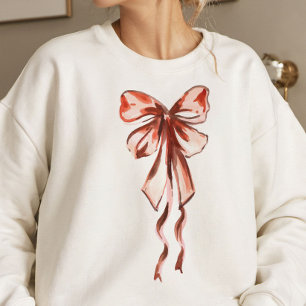 Sweatshirt Élégante coquette cabot rose Feminine