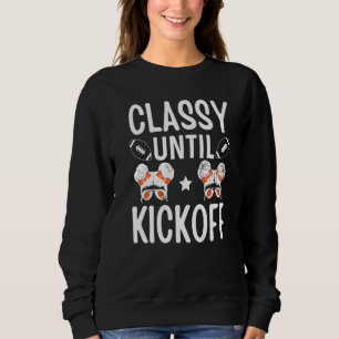 Sweatshirt Élégante jusqu'au coup d'envoi Fille de football a