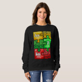 Sweatshirt Élément chimique autistique (Devant entier)