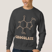 Sweatshirt Élément Chocolat Scientifique Théobromine Molécule (Devant)