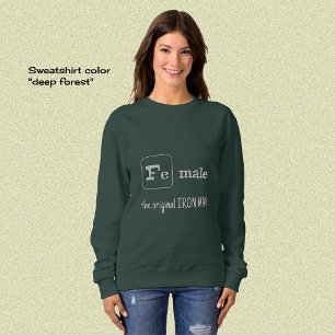Sweatshirt Élément de fer à bascule sportif Femme