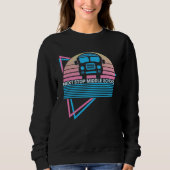 Sweatshirt Elementary School School Bus Retro Next Stop Middl (Devant)