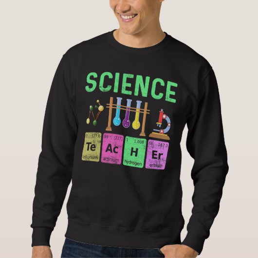 Sweatshirt Éléments de chimie de la table périodique de l'ens (Devant)