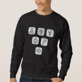 Sweatshirt Éléments de science Articles (Devant)