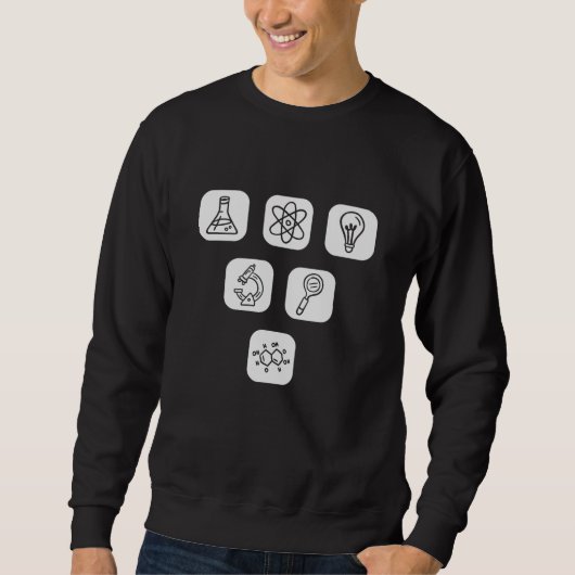 Sweatshirt Éléments de science Articles (Devant)