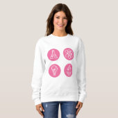 Sweatshirt Éléments de science Articles (Devant entier)