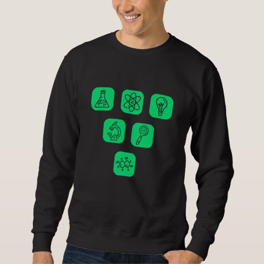 Sweatshirt Éléments de science Articles (Devant)