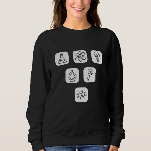 Sweatshirt Éléments scientifiques (Devant)