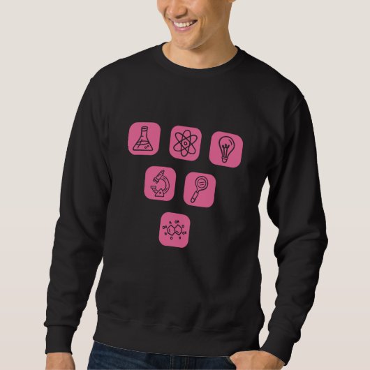 Sweatshirt Éléments Scientifiques Articles (Devant)