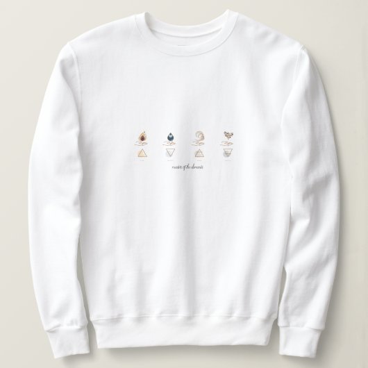 Sweatshirt Éléments zodiques (Design devant)