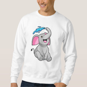 Sweatshirt Eléphant à l'eau
