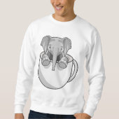 Sweatshirt Elephant avec la coupe (Devant)