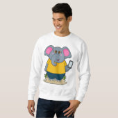 Sweatshirt Éléphant avec Mobile (Devant entier)