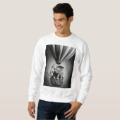 Sweatshirt Elephant bébé dans un ballon à air chaud (Devant entier)