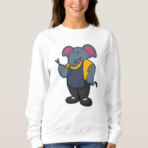 Sweatshirt Elephant coiffeur avec ciseaux
