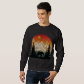 Sweatshirt Éléphant de la nature vintage (Devant entier)