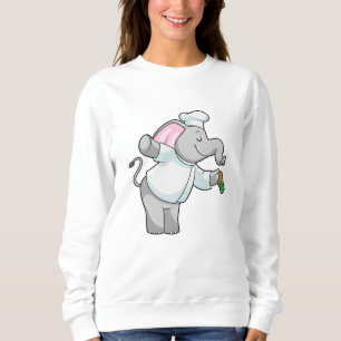 Sweatshirt Elephant en chef avec shaker de sel
