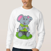 Sweatshirt Eléphant en Gamer (Devant)