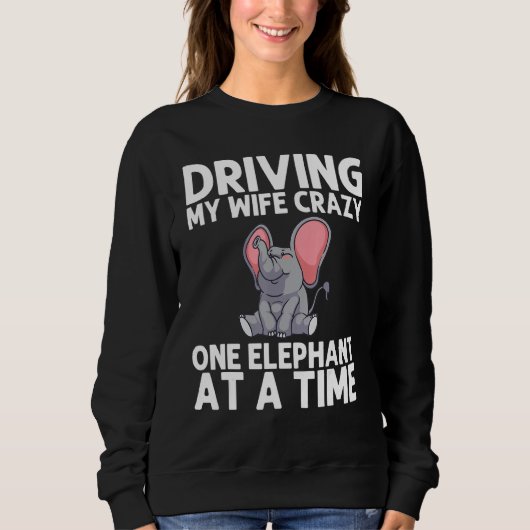 Sweatshirt Elephant For Men Dad Wildlife Indian Elephant (Devant)