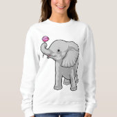 Sweatshirt Eléphant Lollipop (Devant)
