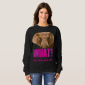 Sweatshirt Elephant Que Viens-Tu De Dire ? (Devant entier)