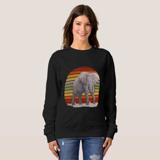 Sweatshirt Elephant Save The Animals 14 (Devant entier)