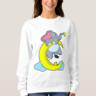Sweatshirt Eléphant sur les nuages