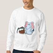 Sweatshirt Elephant with Coffee pot (Devant)