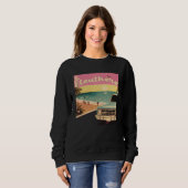 Sweatshirt Eleuthera Retro Beach Vacation Souvenir Eleuthera  (Devant entier)
