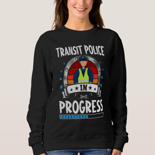 Sweatshirt Élève stagiaire en cours de formation de la police (Devant)