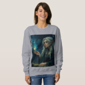 Sweatshirt Elf Ancient Ireland Under the Night Sky (Devant entier)