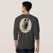 Sweatshirt Elkhound Art norvégien (Dos entier)