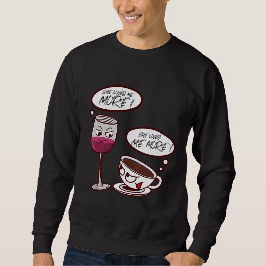 Sweatshirt Elle M'Aime Plus De Vin 73 (Devant)