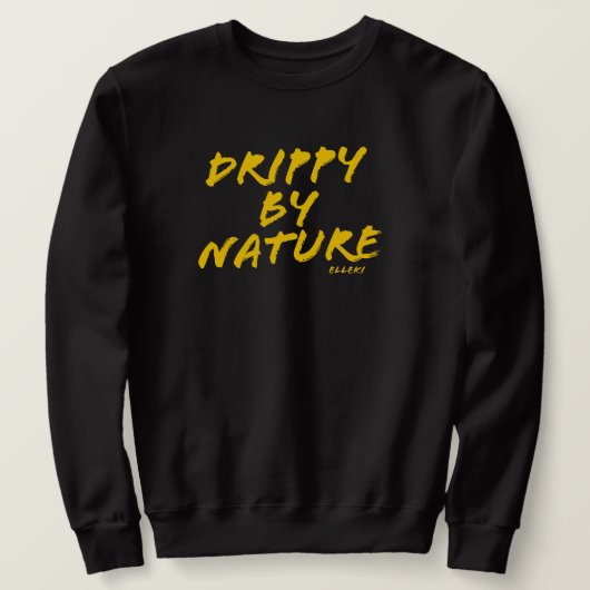 Sweatshirt Elleki Drippy Par Nature (Design devant)