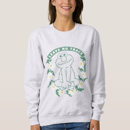 Sweatshirt Elmo | Ne laisser aucune trace Floral Graphic (Devant)