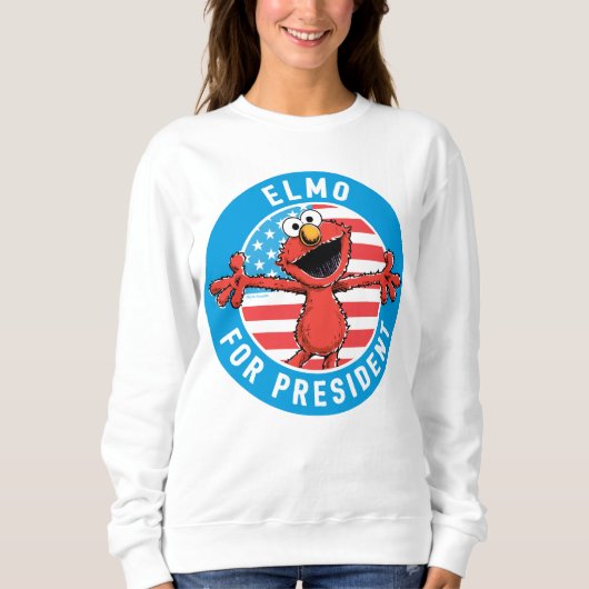 Sweatshirt Elmo Président - Drapeau (Devant)