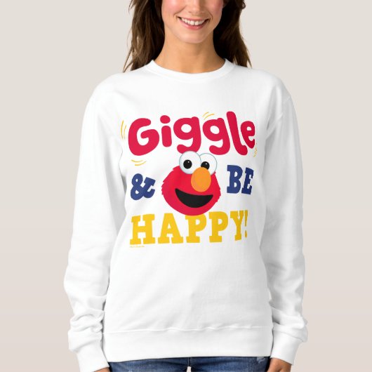Sweatshirt Elmo Rira et Sois Heureux (Devant)