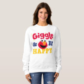 Sweatshirt Elmo Rira et Sois Heureux (Devant entier)