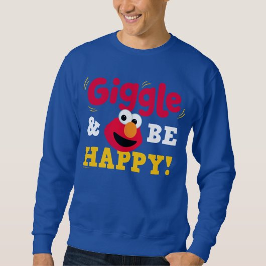 Sweatshirt Elmo Rire et être Heureux (Devant)