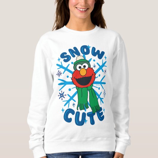 Sweatshirt Elmo Snow Cute (Devant)