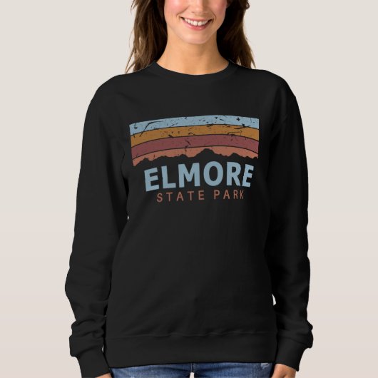 Sweatshirt Elmore State Park Vermont Retro Cool (Devant)