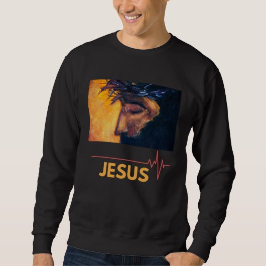 Sweatshirt Elohim Yahweh Abba Faith Jesus My Father (Devant)