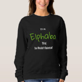 Sweatshirt Elphaba (Devant)