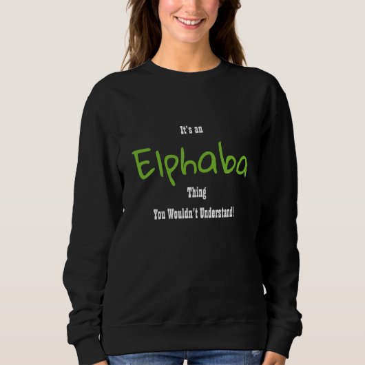 Sweatshirt Elphaba (Devant)