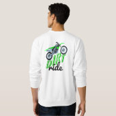 Sweatshirt Emballage de Moto (Dos entier)