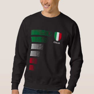 Sweatshirt Emblème de drapeau Italia Italie - Ancêtre de fier