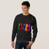 Sweatshirt Emblème multicolore de BMX (Devant entier)